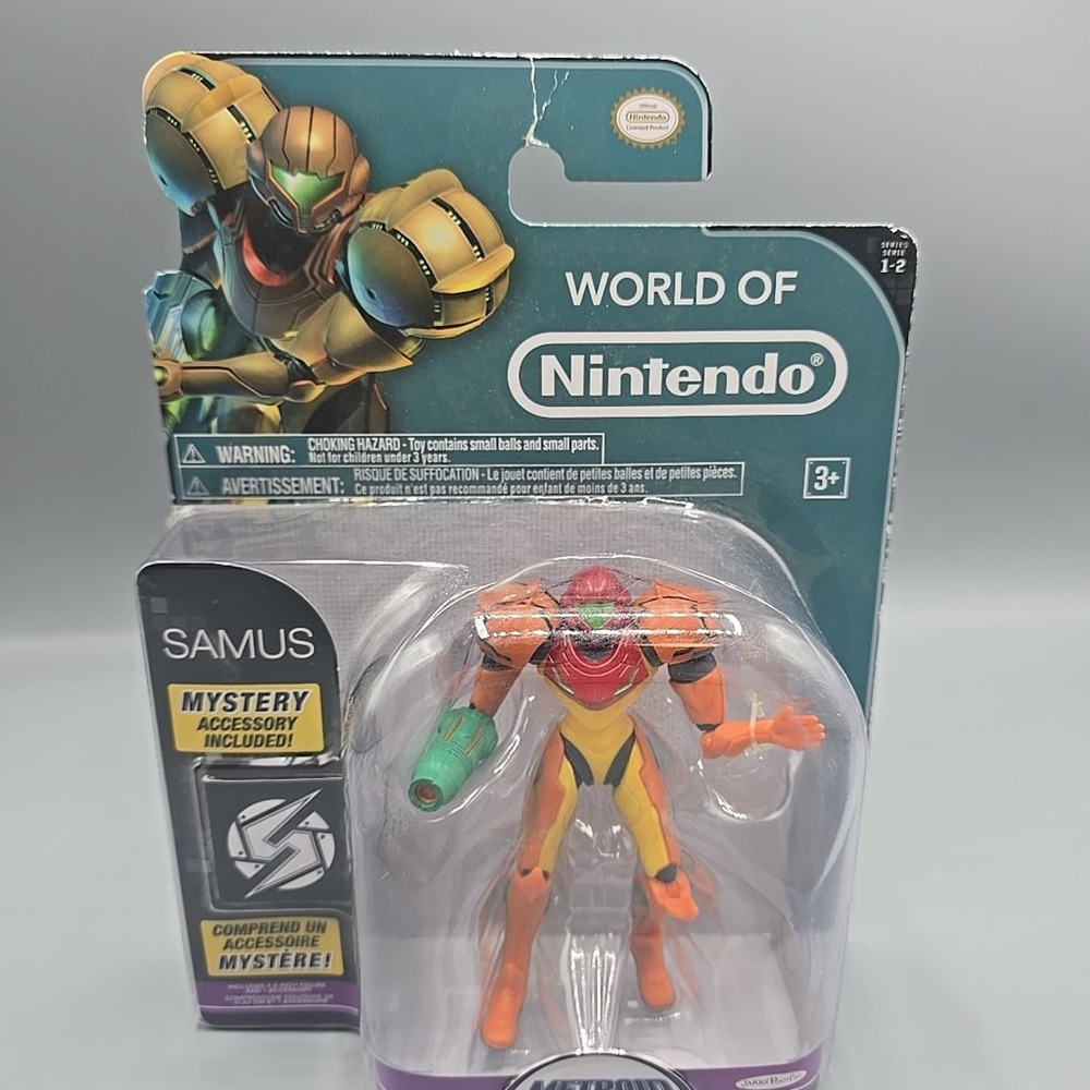 Jakks Pacific World of‎ Nintendo Samus Series 1-2 Brand New